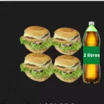 4 SALADA + REFRI 2L