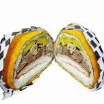 Sushi burger vegetaria (2 vegetales)
