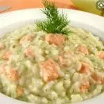 Risoto de Limão siciliano e salmão