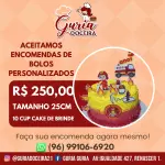 Bolo personalizado 25cm