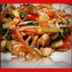 Chow mein cerdo