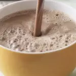Chocolate caliente con cafe
