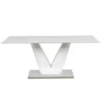 Mesa Suecia de Neolith 180x90 Blanco