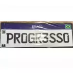 PLACA METAL PROGRESSO