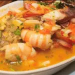 Sudado de Pescado y Mariscos.