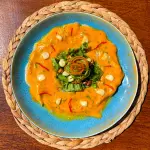 Tiradito en salsa de ají amarillo