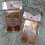 Cajita papel oro + flex