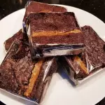 BROWNIE RECHEADO de Brigadeiro