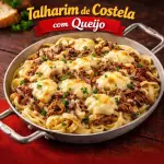 Macarrão Costela com Queijo