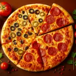 Pizza Grande 2 sabores (8 Fatias)
