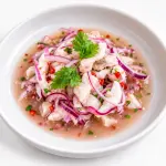 Ceviche peixe branco