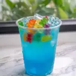 Blue gummy lemonade