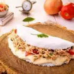 Tapioca de Frango com Requeijão