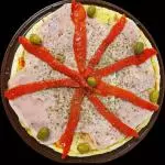 Pizza de Jamon y Morron