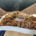 Tallarin Saltado de pescado