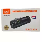 LANTERNA RECARREGAVEL USB AL-B1591