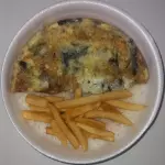 Omelete de Berinjela com Queijo