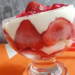 Fresas con crema
