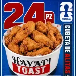 Cubeta Alitas KFC 24pz
