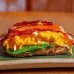 Tostada de creme de búfala