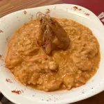 Risoto de camarão
