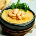 Mariscos - Cazuela de Camarones