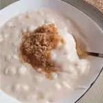 Canjica doce cremosa