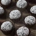 Trufas de chocolate con coco