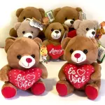 Urso marrom Amo você