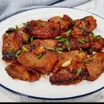 Pan fried pork chops