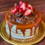 Torta con Trozos de Mini Brownie