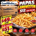 PAPACARLS LAMBWESTON S12 13.6KG