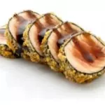sashimi de salmao empanado