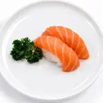 Niguiri de Salmão.