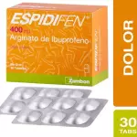 ESPIDIFEN 400MG 30 TAB RECUBIERTAS