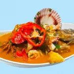 Parihuela de Pescado Entero.