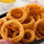 anel de cebola, batata e aipim