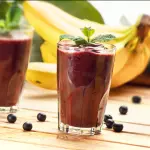 Vitamina natural de açaí