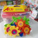 STICKERS FLORES X 12