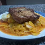 Asado de chancho con racacha