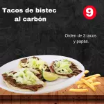 TACOS DE BISTEC AL CARBÓN  #9