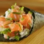Temaki salmão
