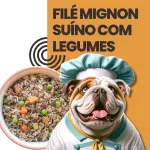 FILÉ MIGNON SUÍNO COM LEGUMES