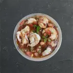 Ceviche de camarones
