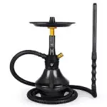 NARGUILE TRITON  PRETO E DOURADO