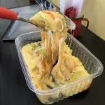 Escondidinho 4 queijos com alho poró