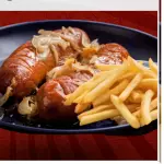 LINGUICA DE FRANGO C/ FRITAS