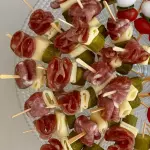 Palitinho salamito, queijo e pepino
