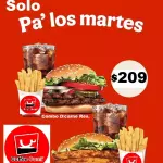PROMO SOLO PA LOS MARTES.