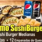 Sushi burger para 2